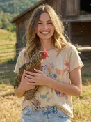 Aiden Cotton Icon Tee - Cream Chicken