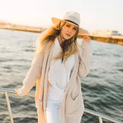 Florence - Womens Wide Brim Straw Sun Hat