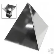 Pyramid Straight Corner w/Stand Pillar Candle Mold