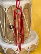 1" Handmade Dreamcatcher - Red