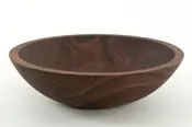 Black Walnut Salad Bowl 12" (Serves 4) Free Shipping