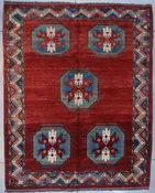#4837 1990’s Afghan Rug 9’3″ X 11’7″