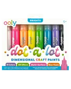 Dot-A-Lot: Dimensional Craft Paint - Bright (Set of 8)