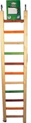 HAPPY BEAKS WOODEN HANGING LADDER