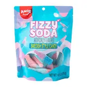 Amos Swedish Style Candy Fizzy Soda 9.5oz