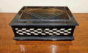 17th Century Flemish Bone Inlaid Ebonized Box SOLD