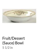Bancroft Encrusted Fruit or Sauce Bowl
