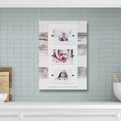 Coastal Beach House Triple 4x6 or 5x7 Reclaimed Wood Collage Picture Frame
