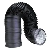 4 in Light Proof Black Ducting