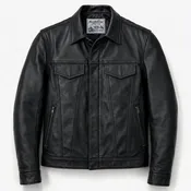 BECK® 501 Trucker Style Genuine Horsehide Motorcycle Jacket
