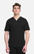 Men's 3-Pocket Relaxed V-Neck Scrub Top