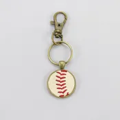 Baseball Seam Keychain
