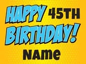 Birthday - Design 3 with Age - Yard Sign
