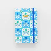 2027 Blue Tile Floral Planner