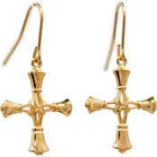 Handbell Cross Earrings