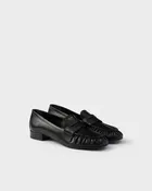 Leather loafers