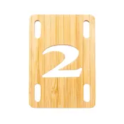 2 Riser Pads Risers - Bamboo - 1/8"
