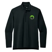 Adult Midweight Performance 1/4 Zip Pullover - Deep Black