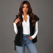 Black Fleece Vest
