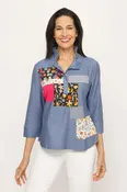 Top Ligne Ruffle Collar Popover