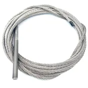 Cable Stainless Steel 3/8″ X 332″ with Stud, Winch
