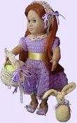 18" Doll Ready for Spring for Crochet Pattern