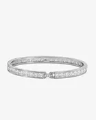 Ashley Melrose Lock Cuff 6mm- Silver