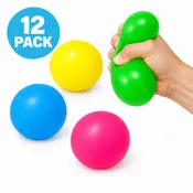 2.25-Inch Opaque Maltose Sugar Squish Balls – 12 Pack