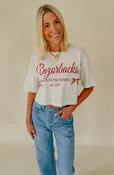 ARKANSAS BOW CROPPED TEE