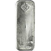 100 OZ SILVER BAR JOHNSON MATTHEY