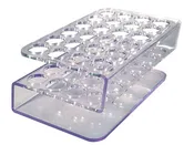 24 Hole Plexi Test Tube Shooter Rack