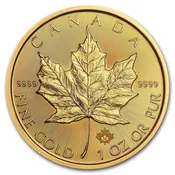 1oz Gold Canadian Maple Leaf