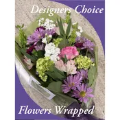 Designers Choice Flowers Wrapped