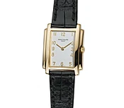 22mm Ladies 18k Yellow Gold White Dial