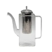32oz 7.75"H Glass Tea Pot (1/24)