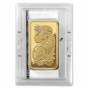 10 OUNCE GOLD PAMP FORTUNA VERISCAN BAR