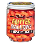 Atlas-Mike's 5201 Glitter Glo Garlic Bait, Marshmallow, Trout, Orange Bait, Jar