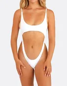 DYNAMO ONE PIECE SWIMSUIT - Sunblock White