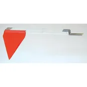 2 PC Fiberglass Corner Flags With Angle Spring Base Tip – Set of 6