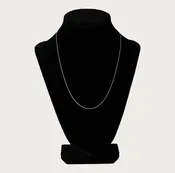 10K White Gold 18" Chain Necklace