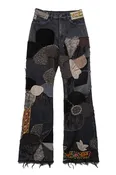 14oz BLKxBLK Denim 5P RAT Flare Pants (HIPPIE INSANE Remake)
