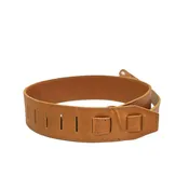 Adjustable Leather Guitar Strap with Pick Holder