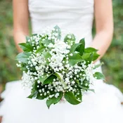 Wispy Puffs Bridal Bouquet