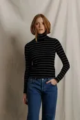 Cindy Stripe Turtleneck