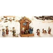 11PC ST 8″ STABLE & NATIVITY