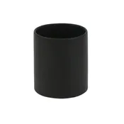 Black Cylinder Flower Vase