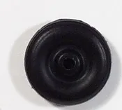 1-1/8"  Black wheel  for vintage toys and trucks.