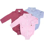 BullRed Gingham Onesie #100130-GH