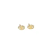 18K Evil eye studs