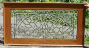 Amazing antique all beveled glass window